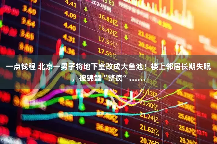 一点钱程 北京一男子将地下室改成大鱼池！楼上邻居长期失眠，被锦鲤“整疯”……