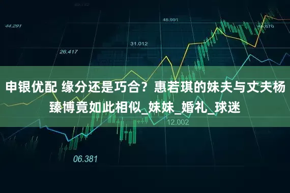 申银优配 缘分还是巧合？惠若琪的妹夫与丈夫杨臻博竟如此相似_妹妹_婚礼_球迷