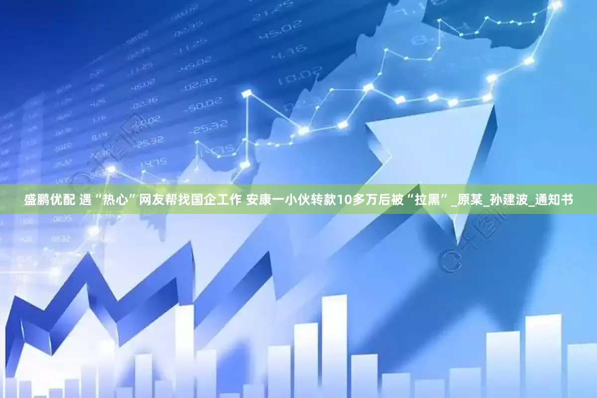 盛鹏优配 遇“热心”网友帮找国企工作 安康一小伙转款10多万后被“拉黑”_原某_孙建波_通知书