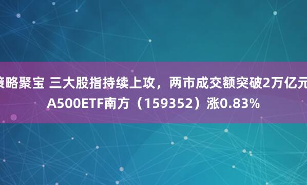策略聚宝 三大股指持续上攻，两市成交额突破2万亿元，A500ETF南方（159352）涨0.83%