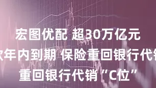 宏图优配 超30万亿元定期存款年内到期 保险重回银行代销“C位”
